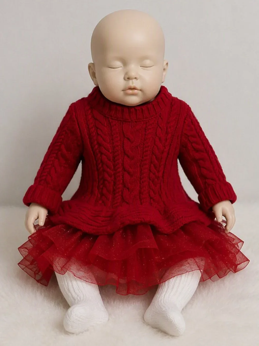 ✨❤️ Boutique Red Cable Knit Tutu Dress ❤️✨